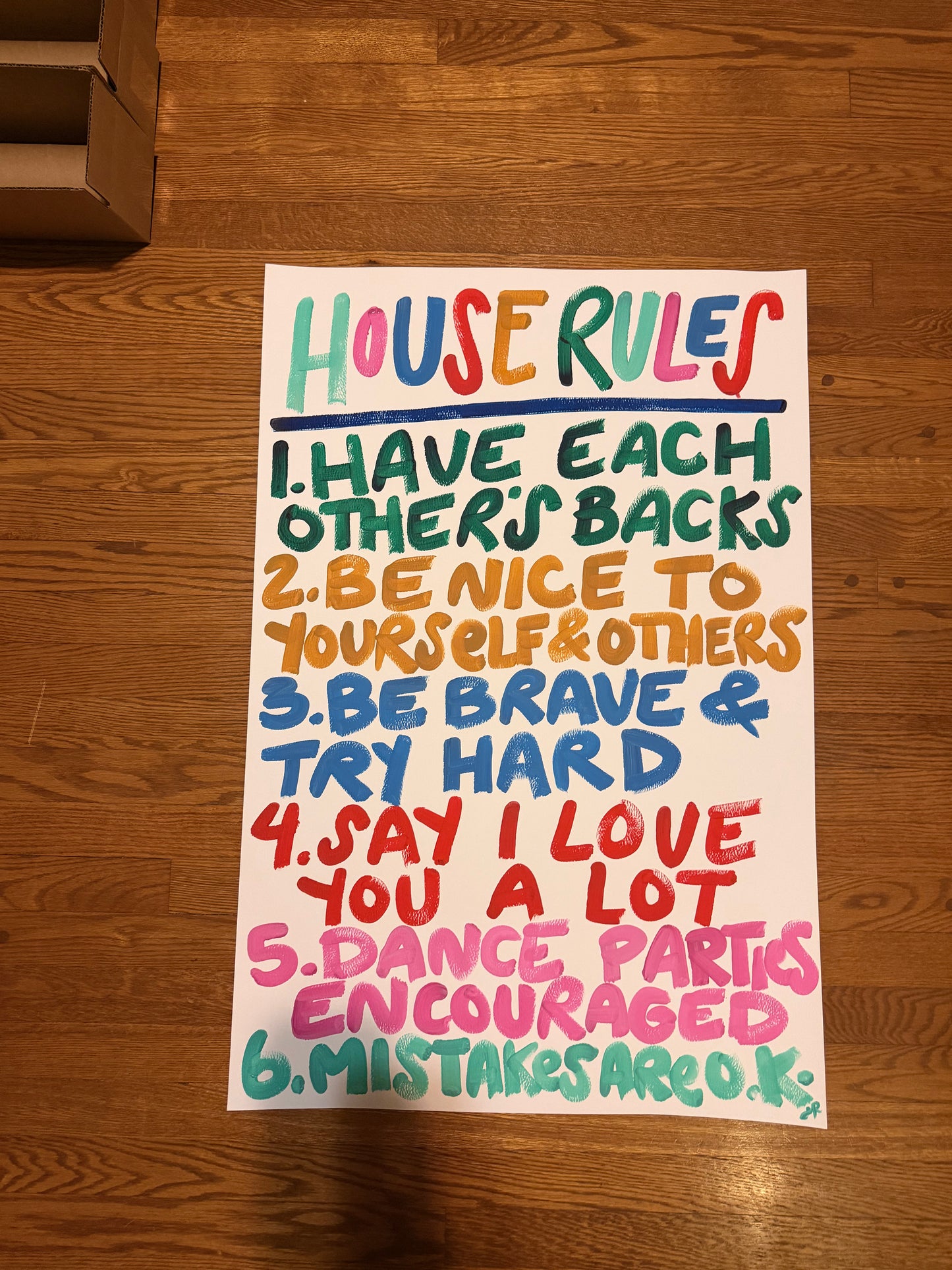 Imperfect House Rules Print 047