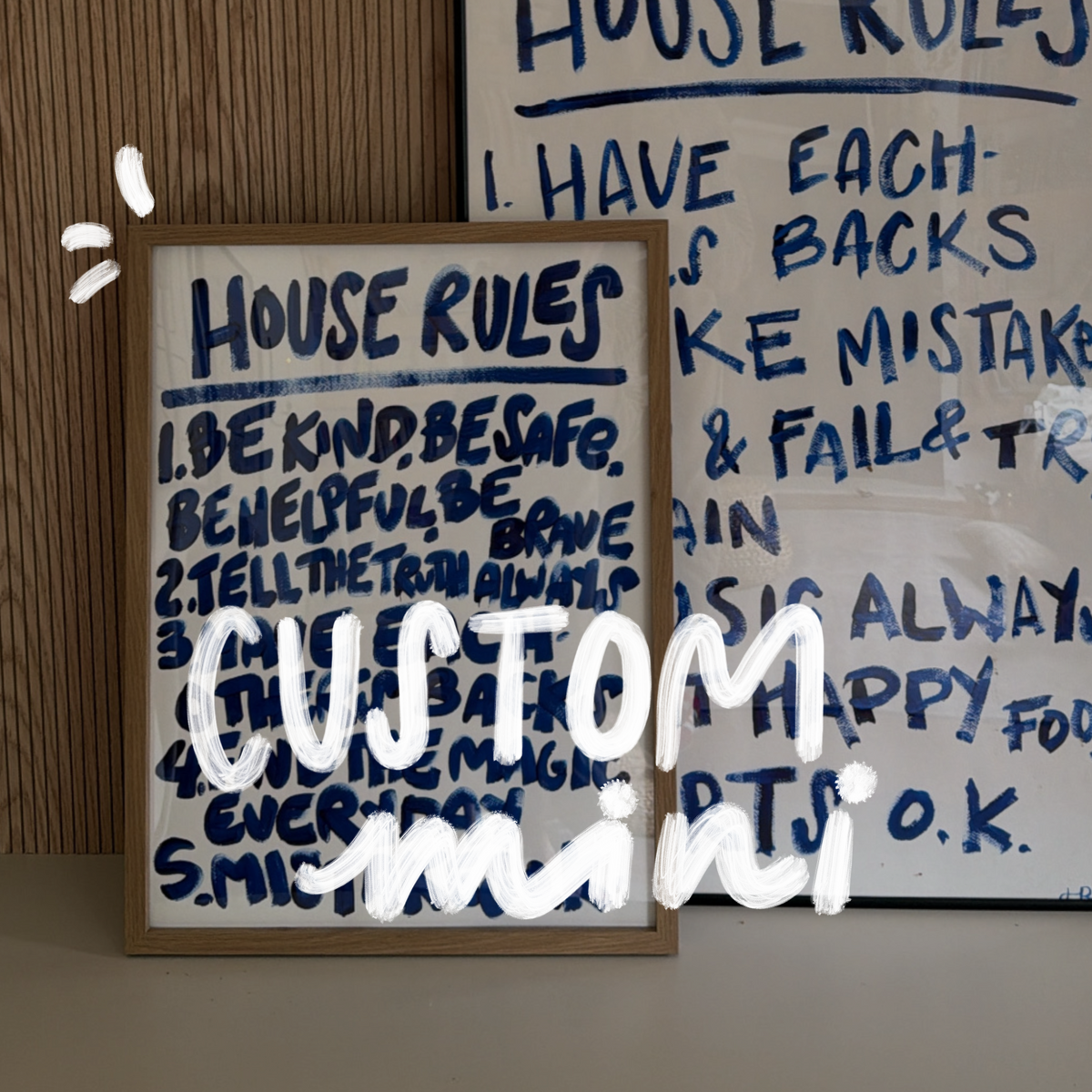 MINI Custom House Rules