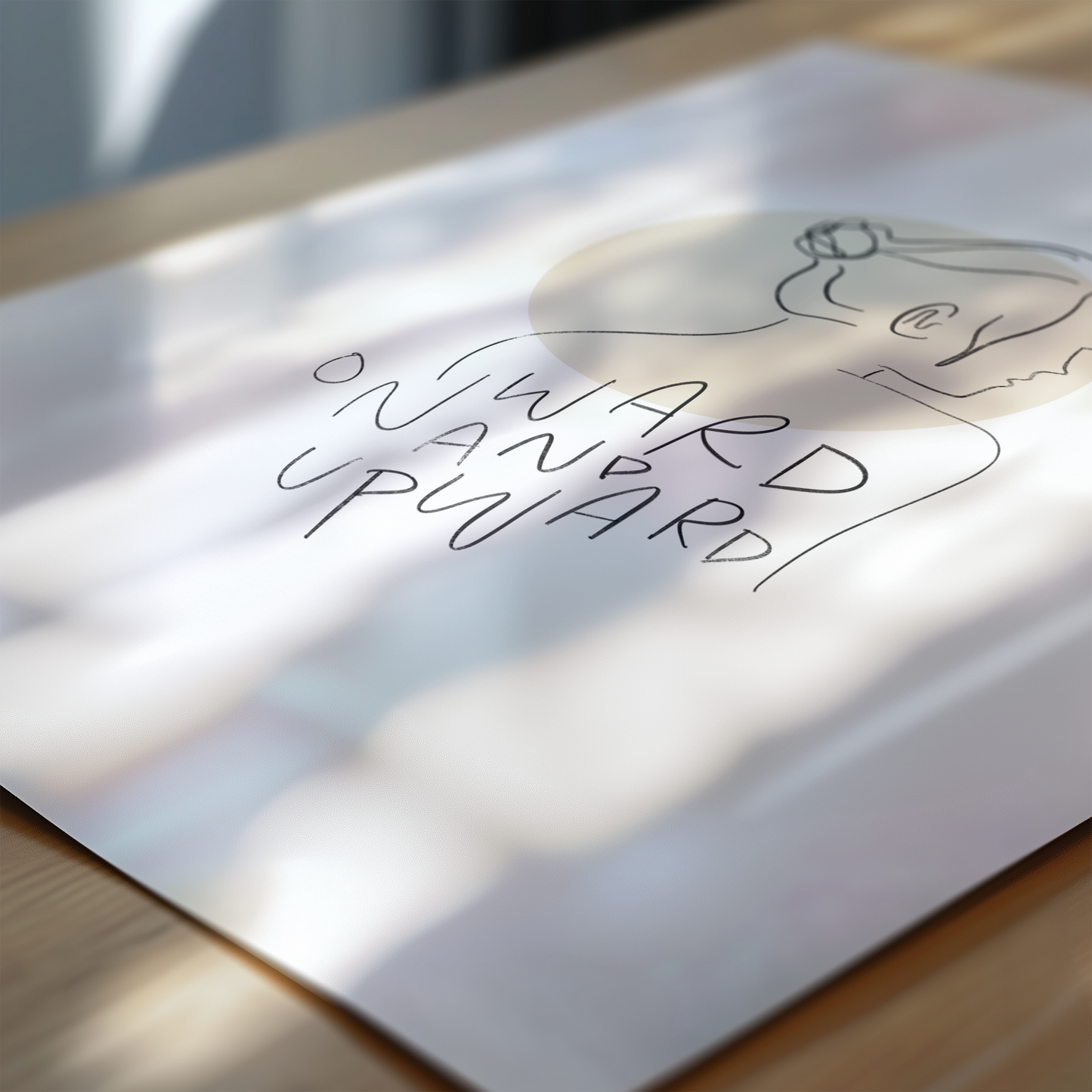 "Onward and Upward" - Fine Art Poster