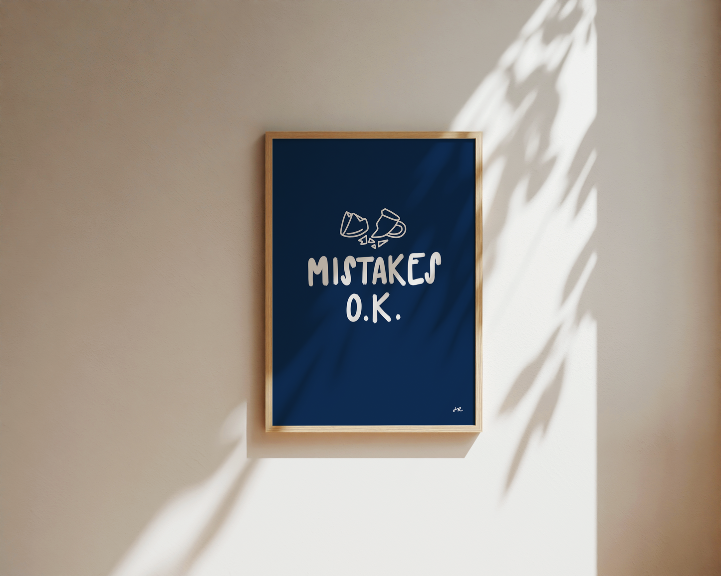 Mistakes OK - Regular, Fine Art Poster