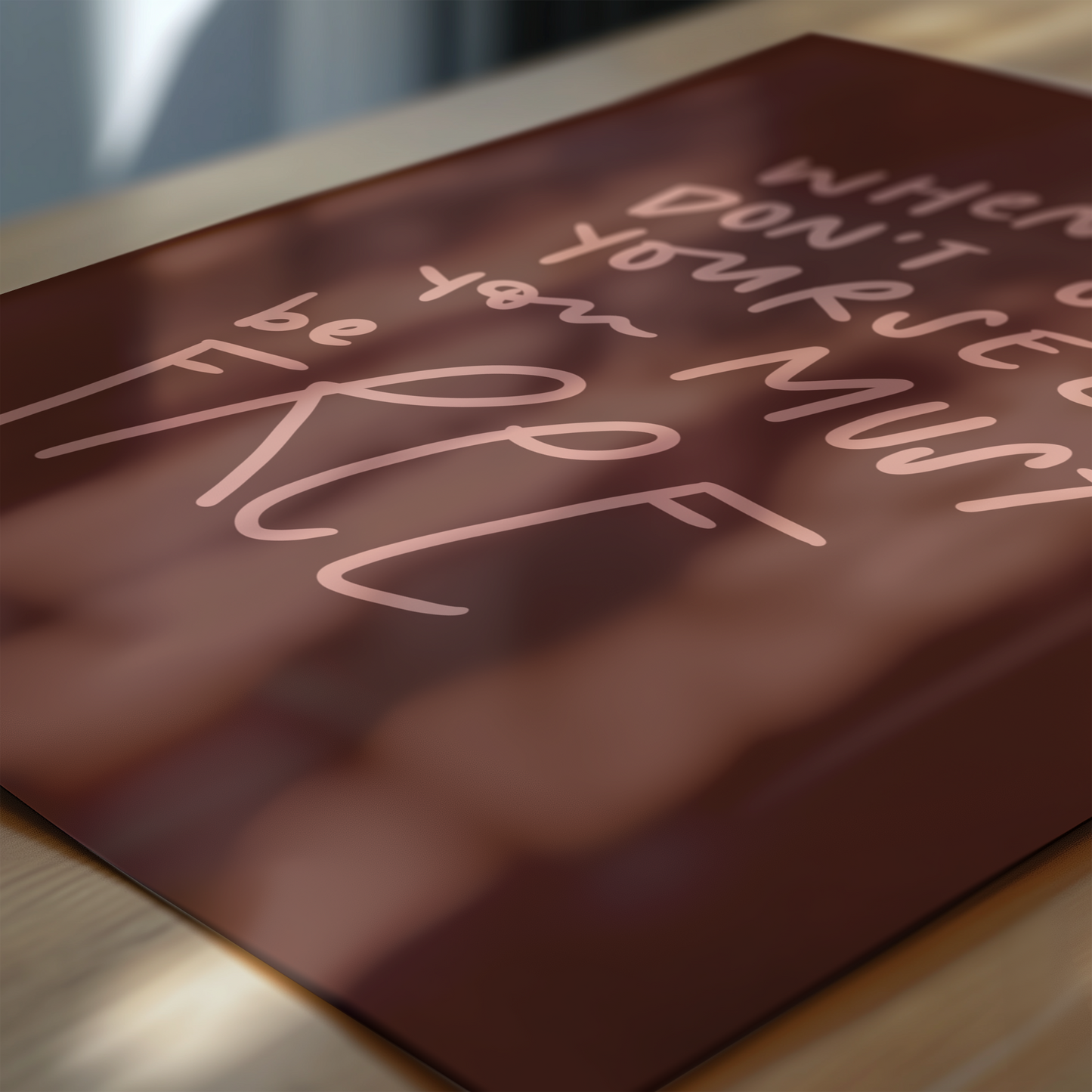 "When You Don't Shrink Yourself You Must Be Free" Things My Therapist Said - Hand-Lettered Fine Art Poster