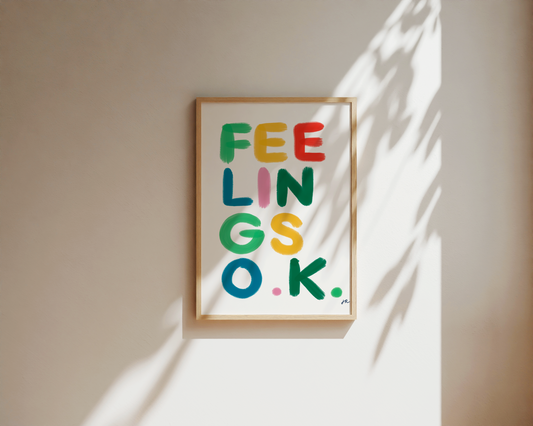 Feelings O.K. Original - Fine Art Poster