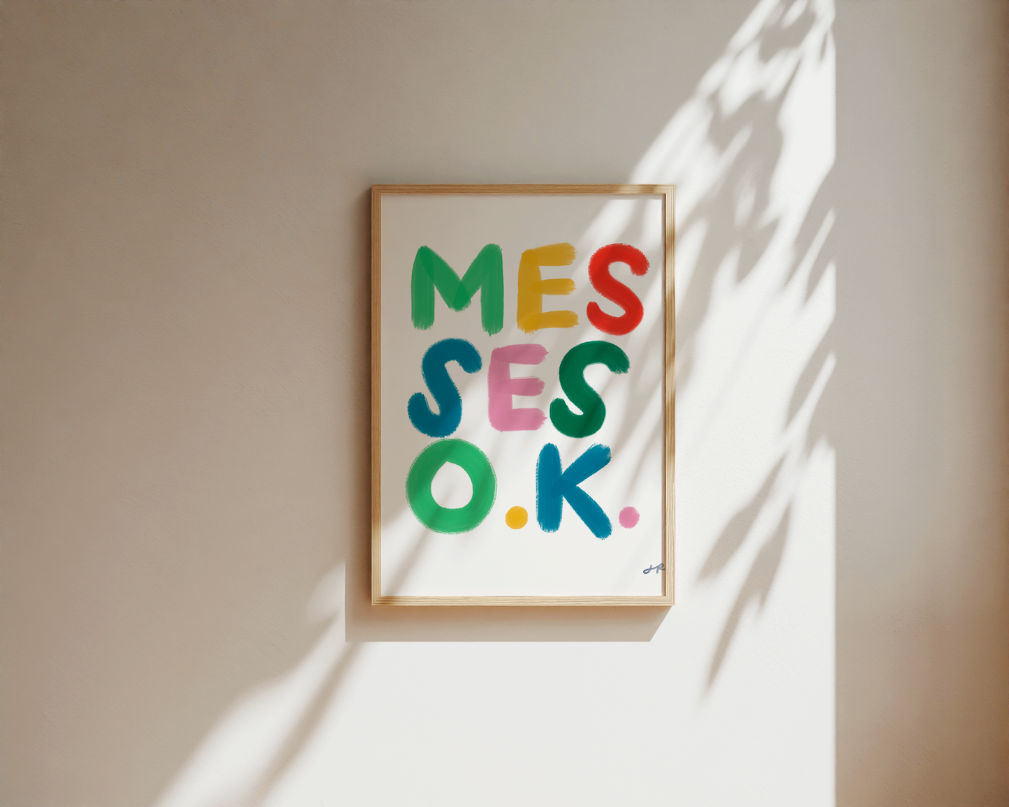 Messes O.K. Original - Fine Art Poster