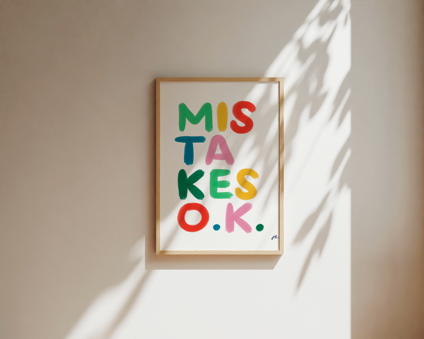 Mistakes O.K. Original - Fine Art Poster