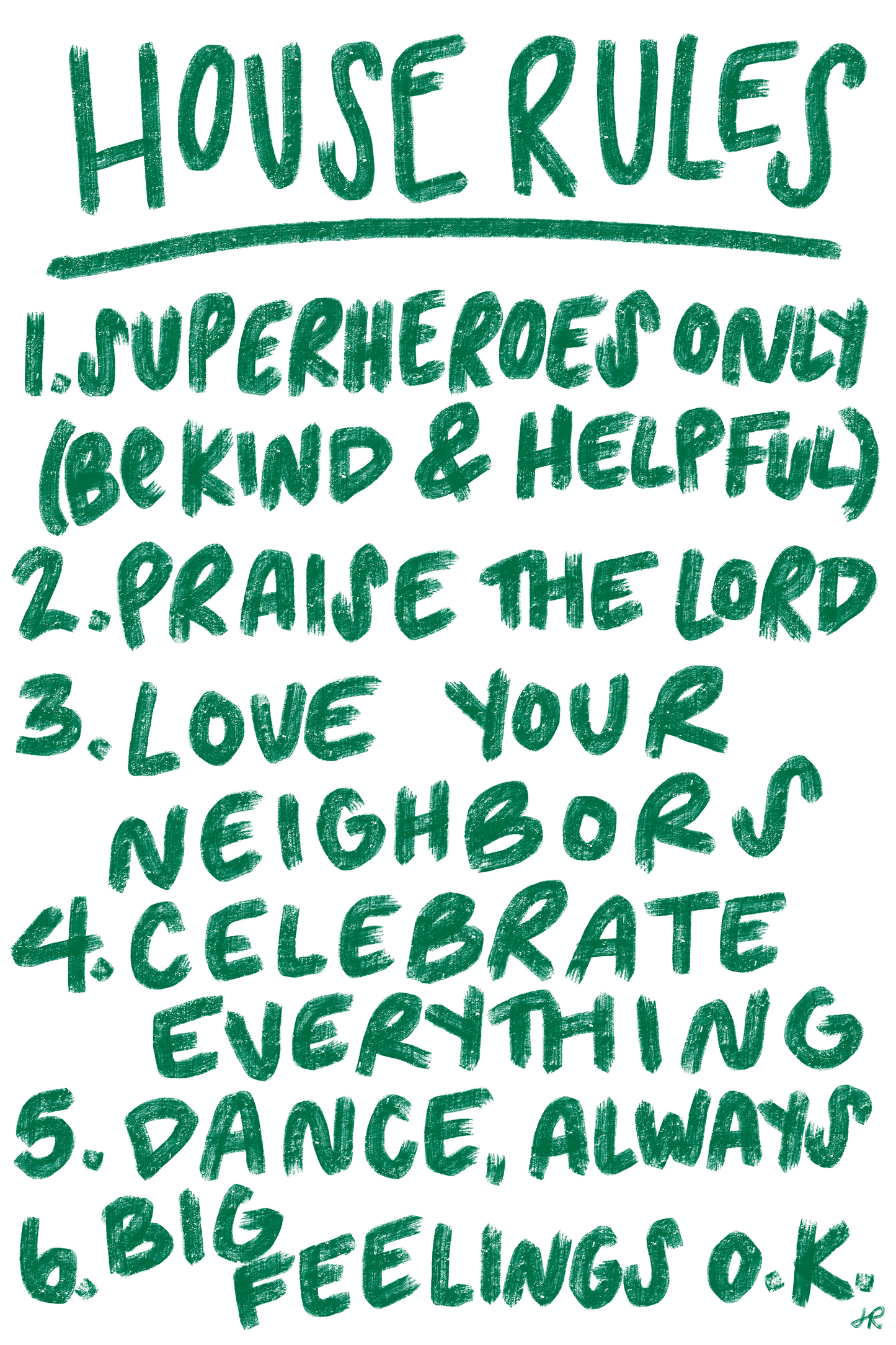 Custom House Rules - Digital Download