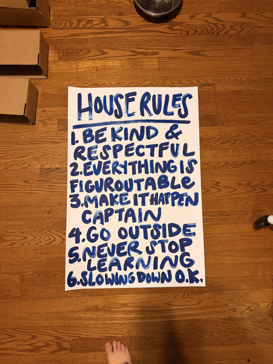 Imperfect House Rules Print 031
