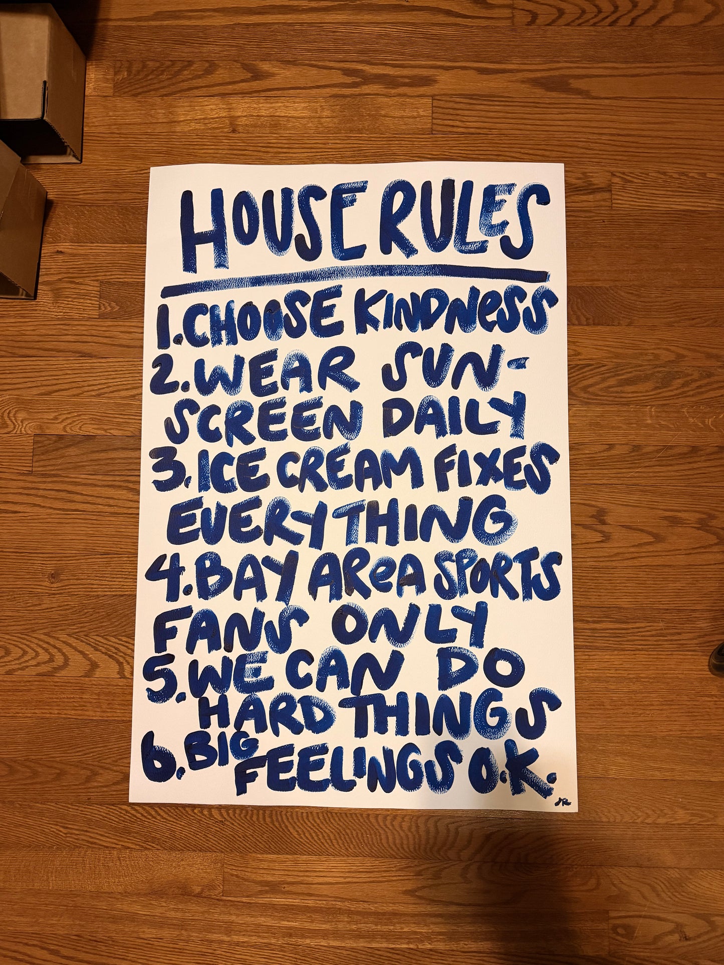 Imperfect House Rules Print 032