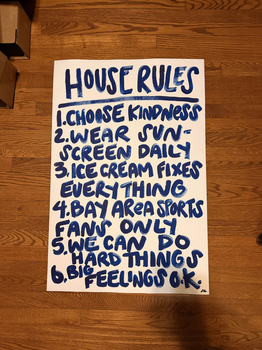 Imperfect House Rules Print 032