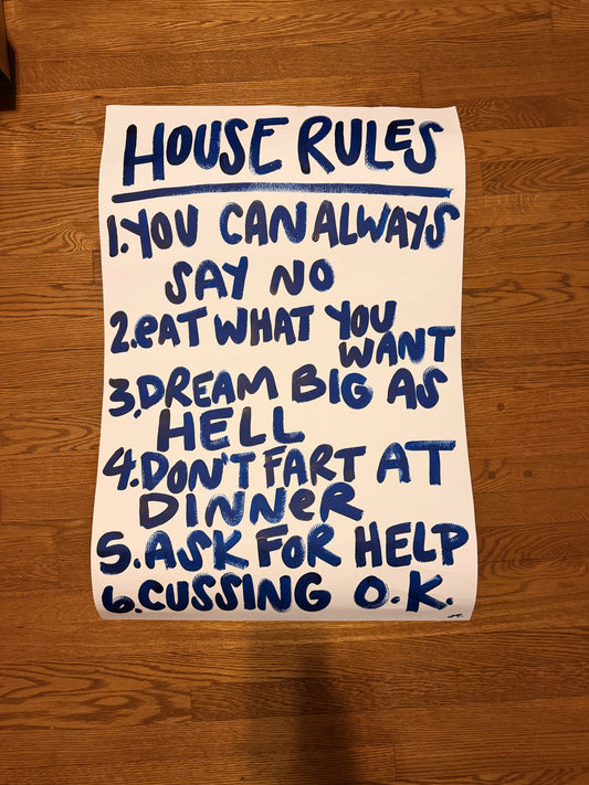 Imperfect House Rules Print 035