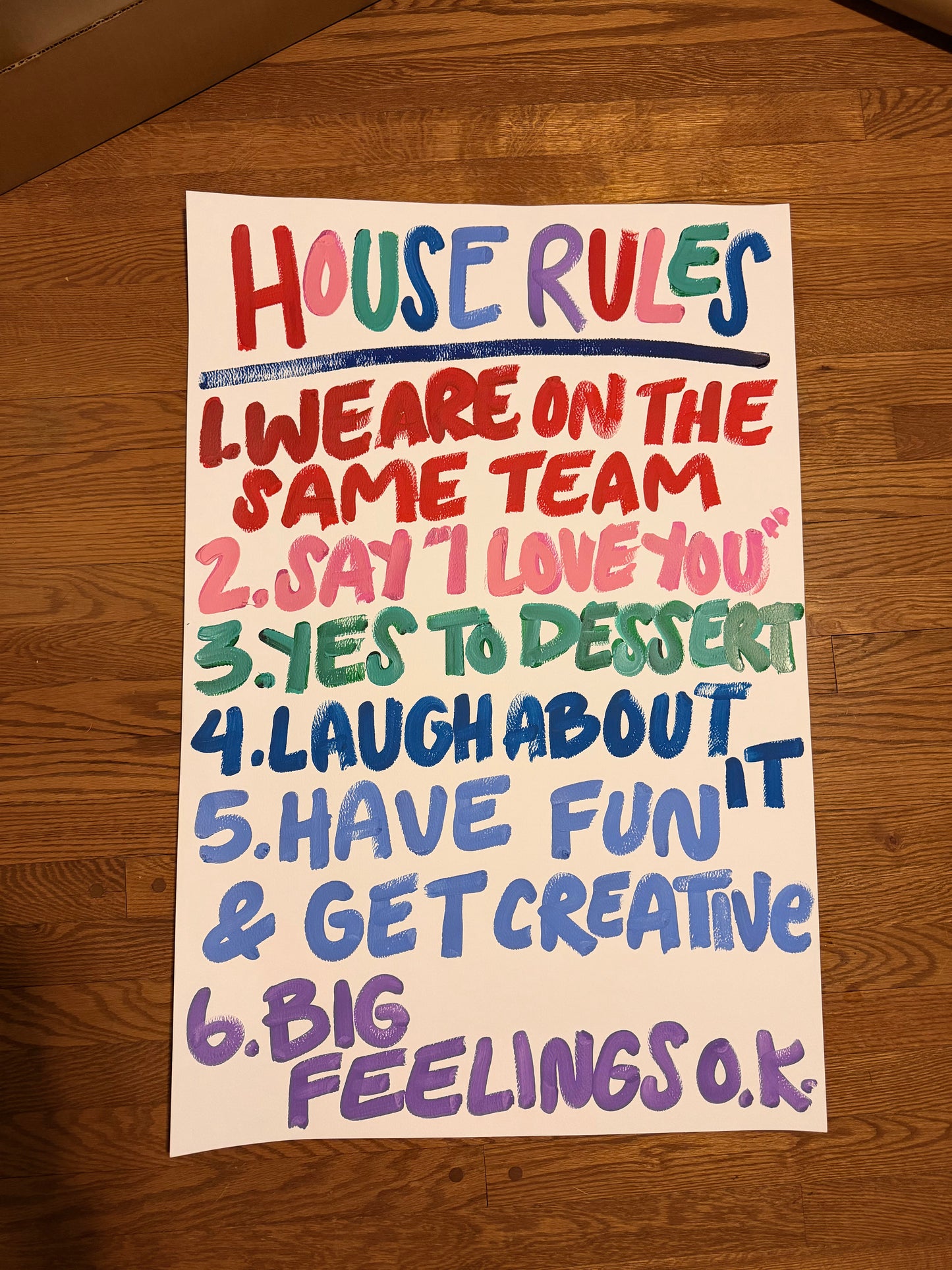 Imperfect House Rules Print 041