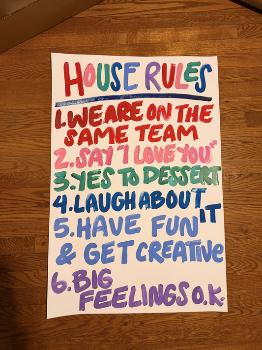 Imperfect House Rules Print 041