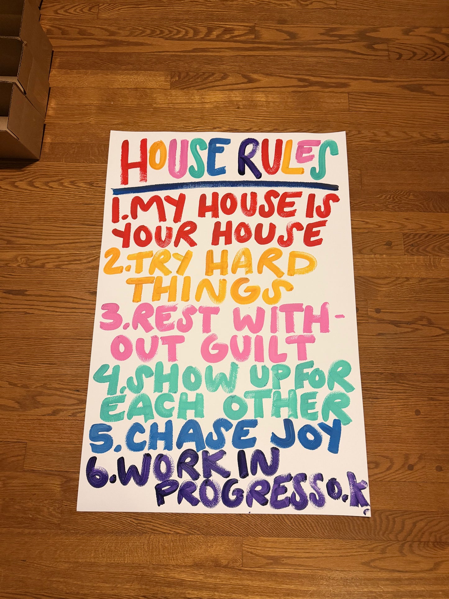 Imperfect House Rules Print 045