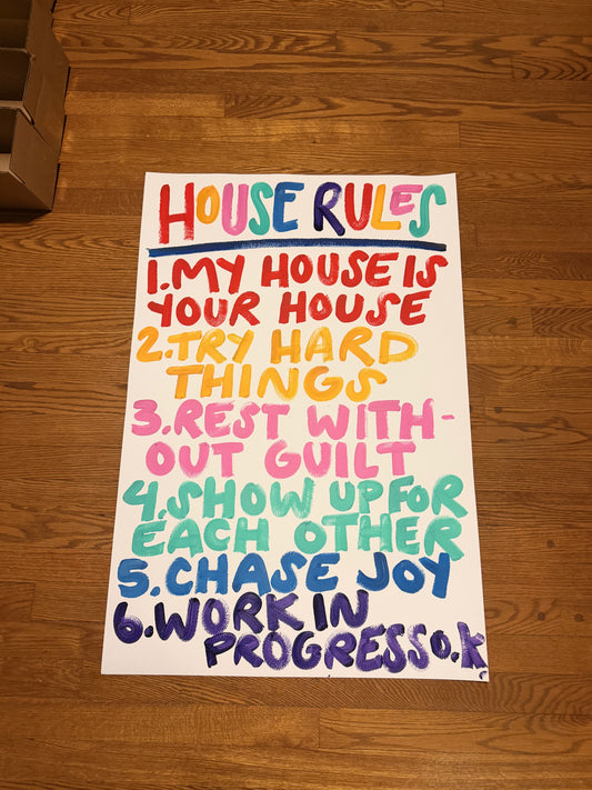 Imperfect House Rules Print 045