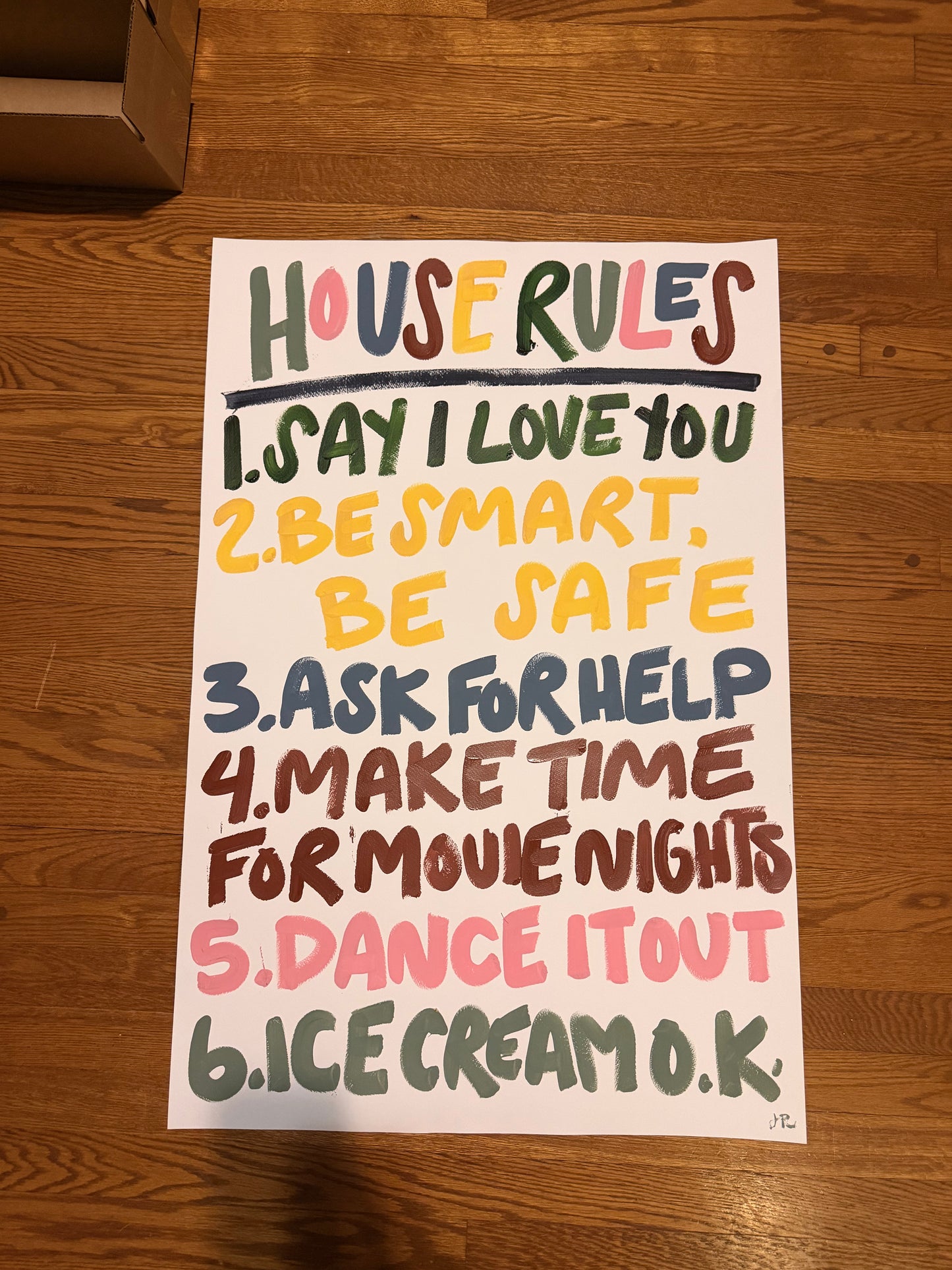 Imperfect House Rules Print 046
