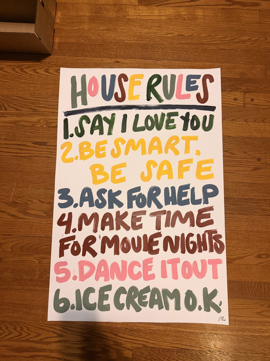 Imperfect House Rules Print 046