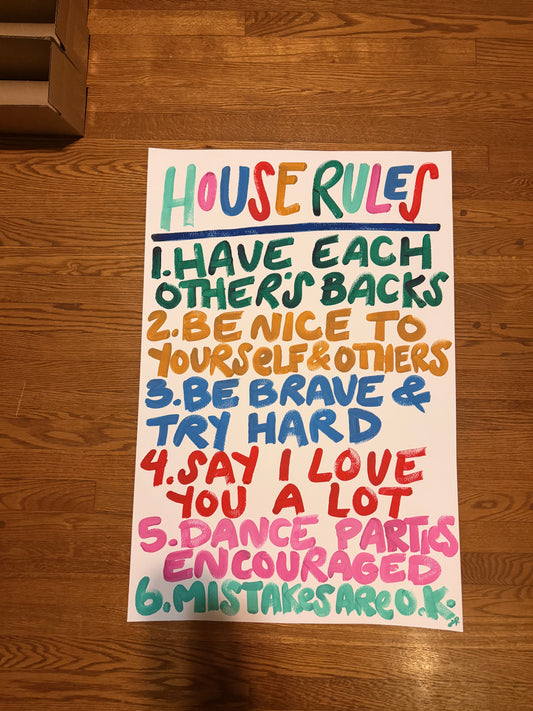 Imperfect House Rules Print 047