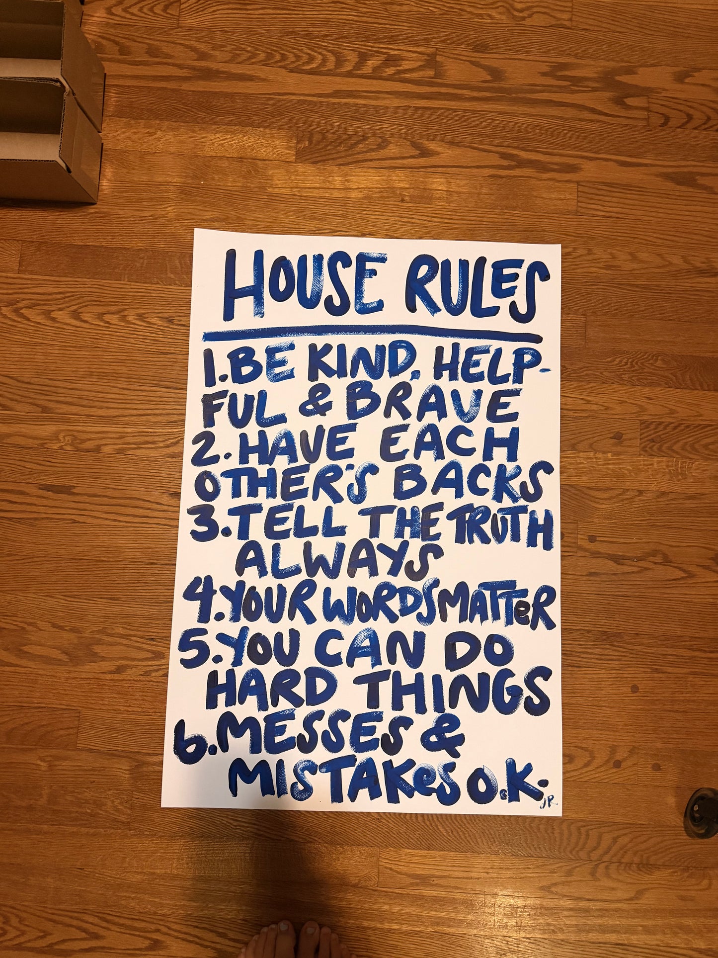 Imperfect House Rules Print 048