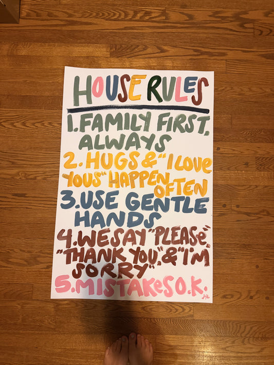 Imperfect House Rules Print 050