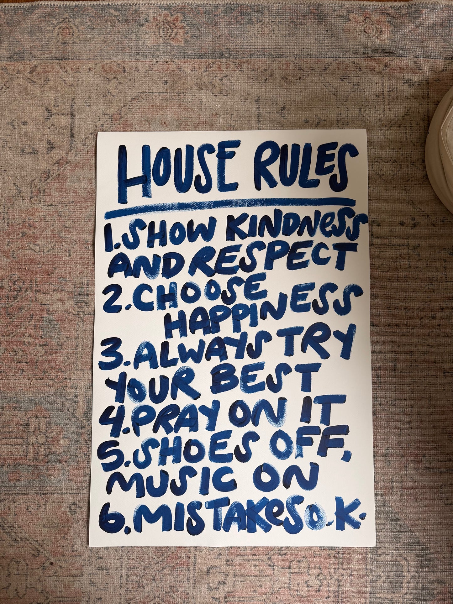 Imperfect House Rules Print 068