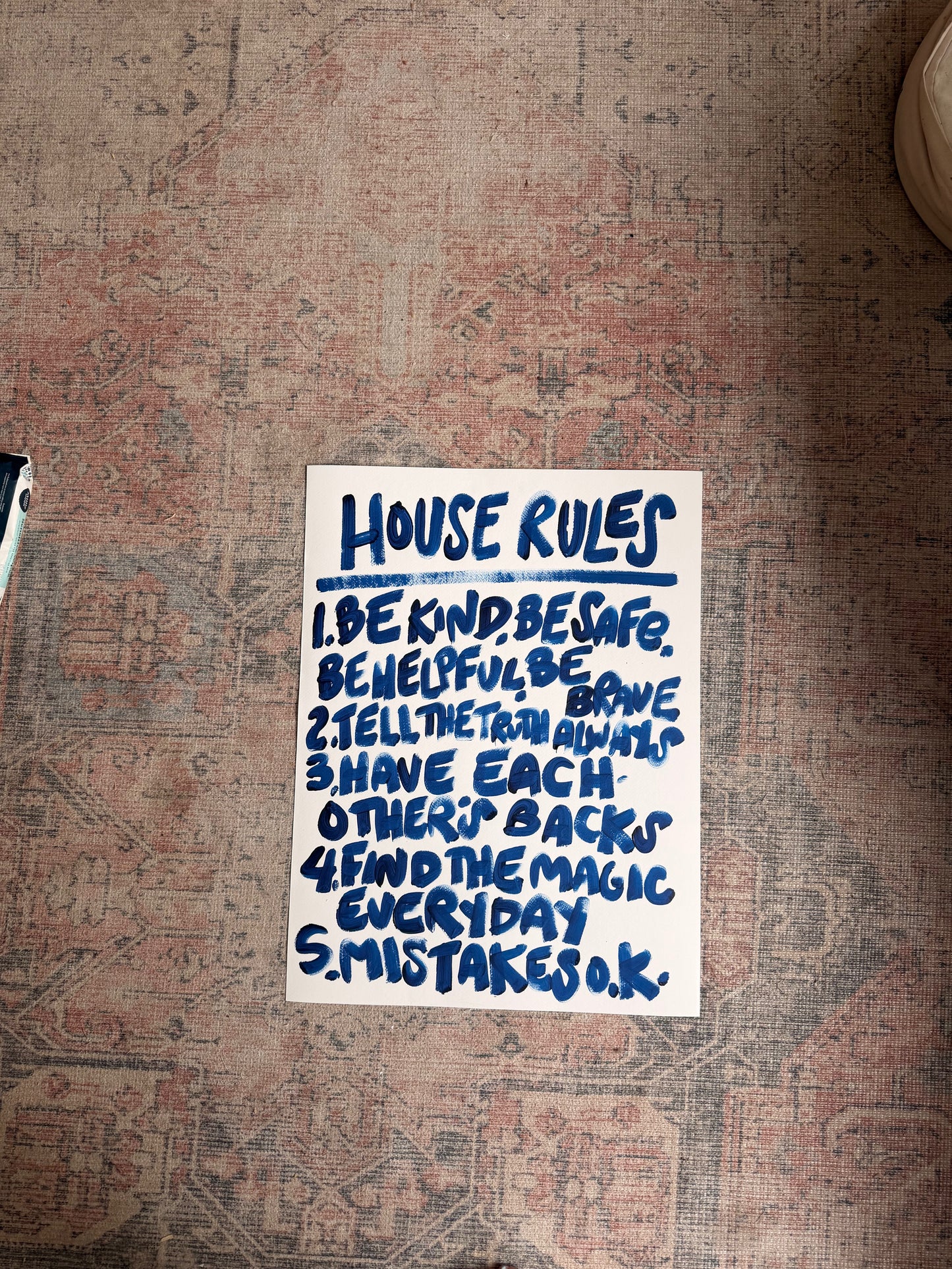 (MINI) Imperfect House Rules Print 074