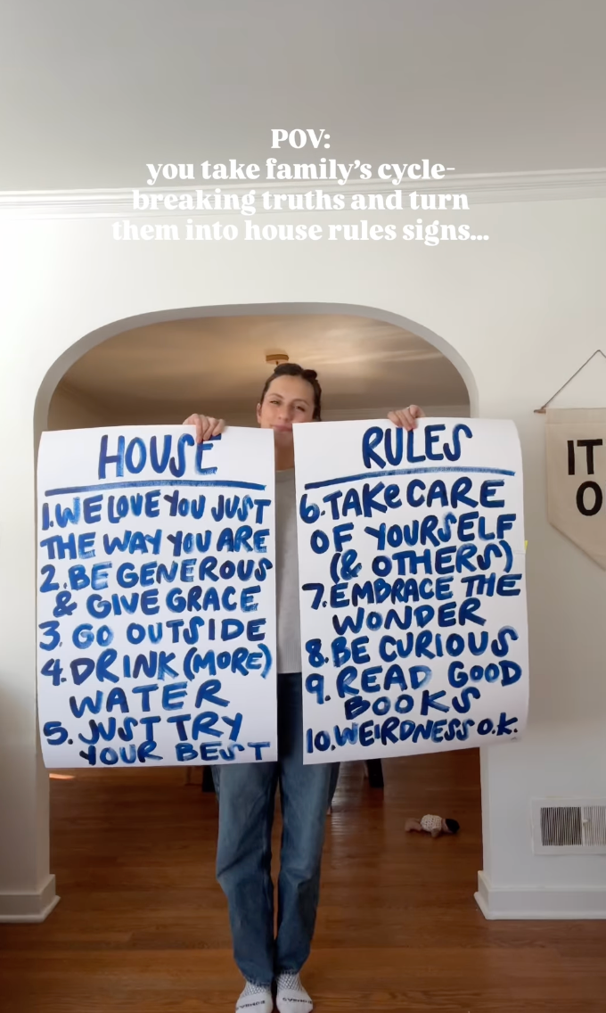 DOUBLE SET - Custom House Rules Sign