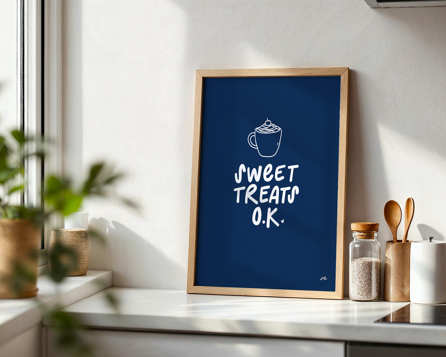 Sweet Treats OK - Original Text, Fine Art Poster
