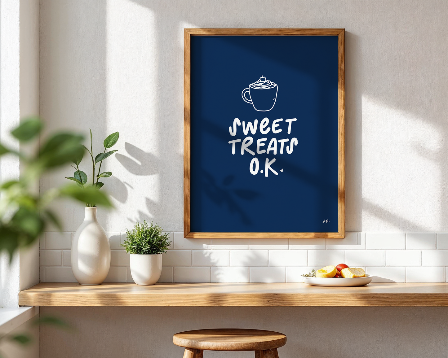 Sweet Treats OK - Original Text, Fine Art Poster